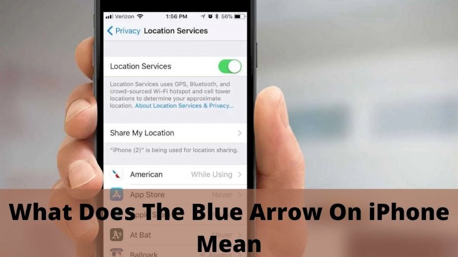 What Does The Arrow Mean On IPhone For Location Tracking