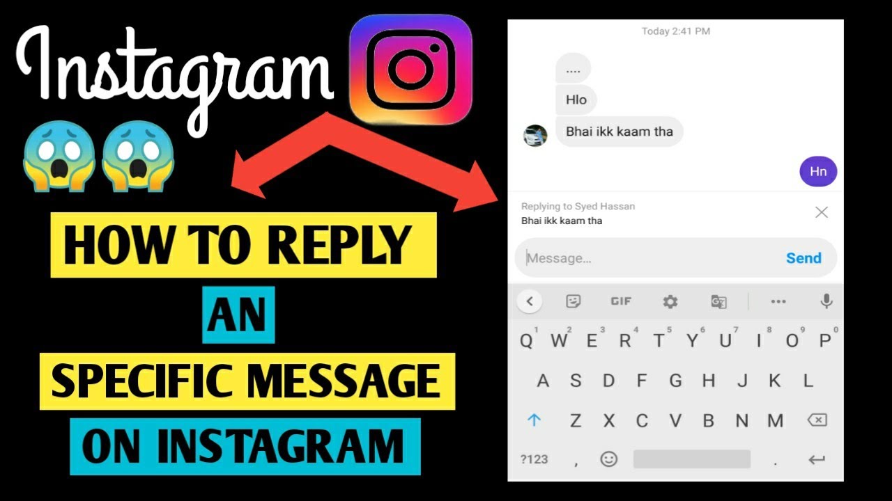 How to Reply to a Message on Instagram