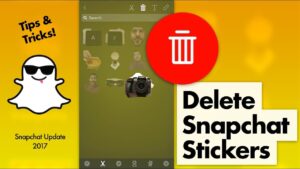 How to Delete Stickers on Snapchat