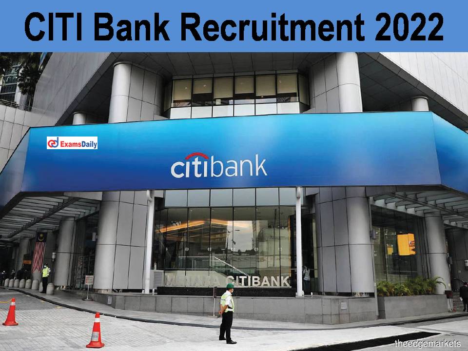 CitiBank Recruitment 2023/2024 Application Updates