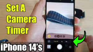 Set a Timer on iPhone 14 Camera