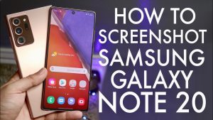 How to Screenshot on Samsung Note 20